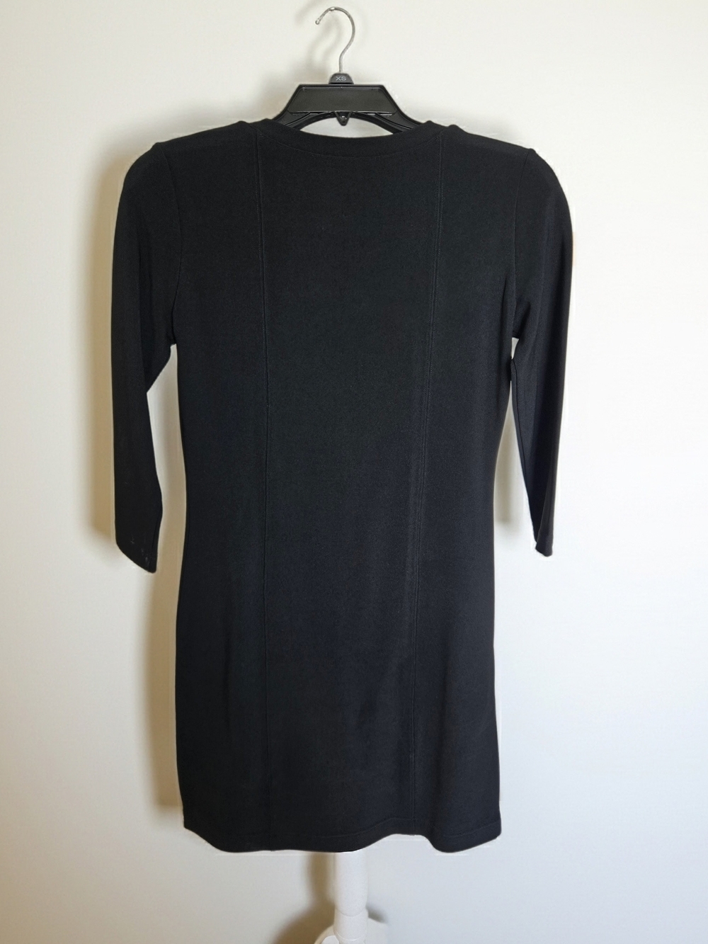 Boston Proper Square Neck Black Sheath Dress - Women's Size XS - Picture 4 of 10